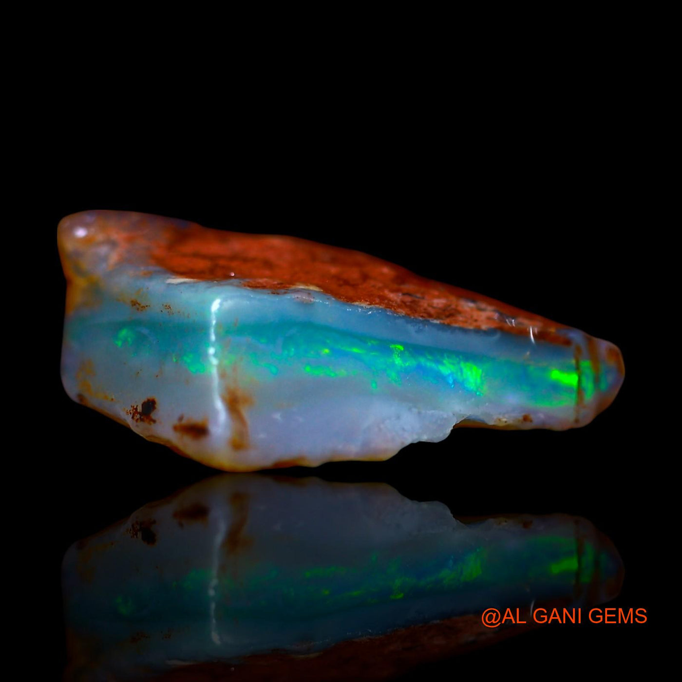 5.00 Cts Unheated Australian Fire Opal Loose Gemstone Fancy Rough Natural 13x12x5 mm RF-65