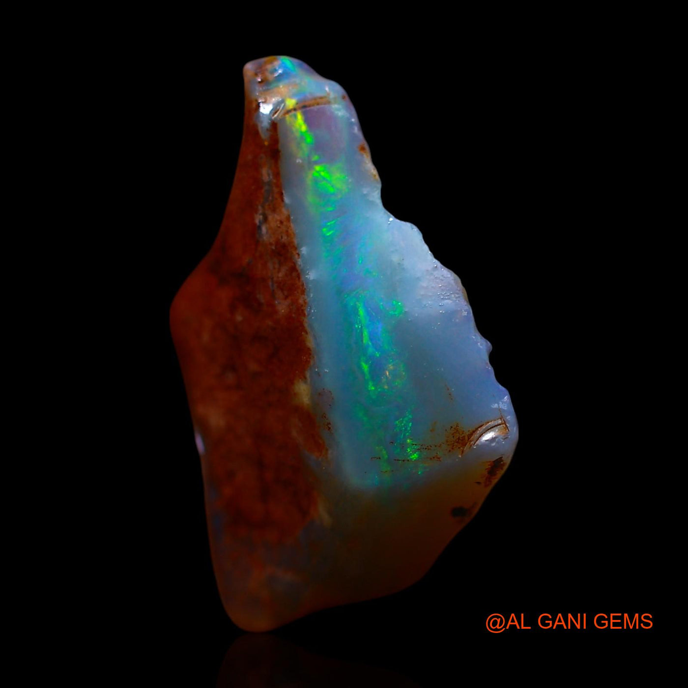 5.00 Cts Unheated Australian Fire Opal Loose Gemstone Fancy Rough Natural 13x12x5 mm RF-65