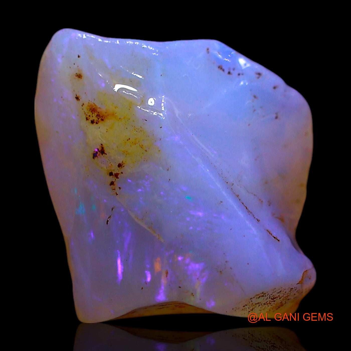 5.00 Cts Natural Australian Fire Opal Loose Gemstone Fancy Rough 12x10x7 mm RF-660