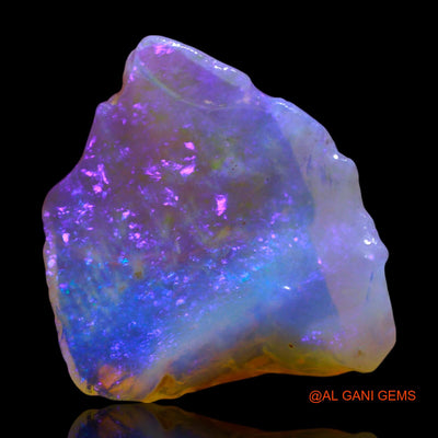 Natural Untreated Fire Opal Loose Gemstone Fancy Rough From Australia 4.00 Cts 14x13x3 mm RF-661
