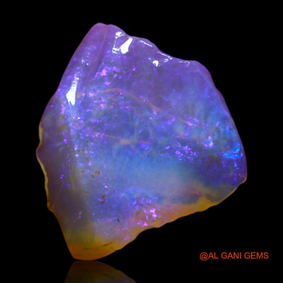 Natural Untreated Fire Opal Loose Gemstone Fancy Rough From Australia 4.00 Cts 14x13x3 mm RF-661