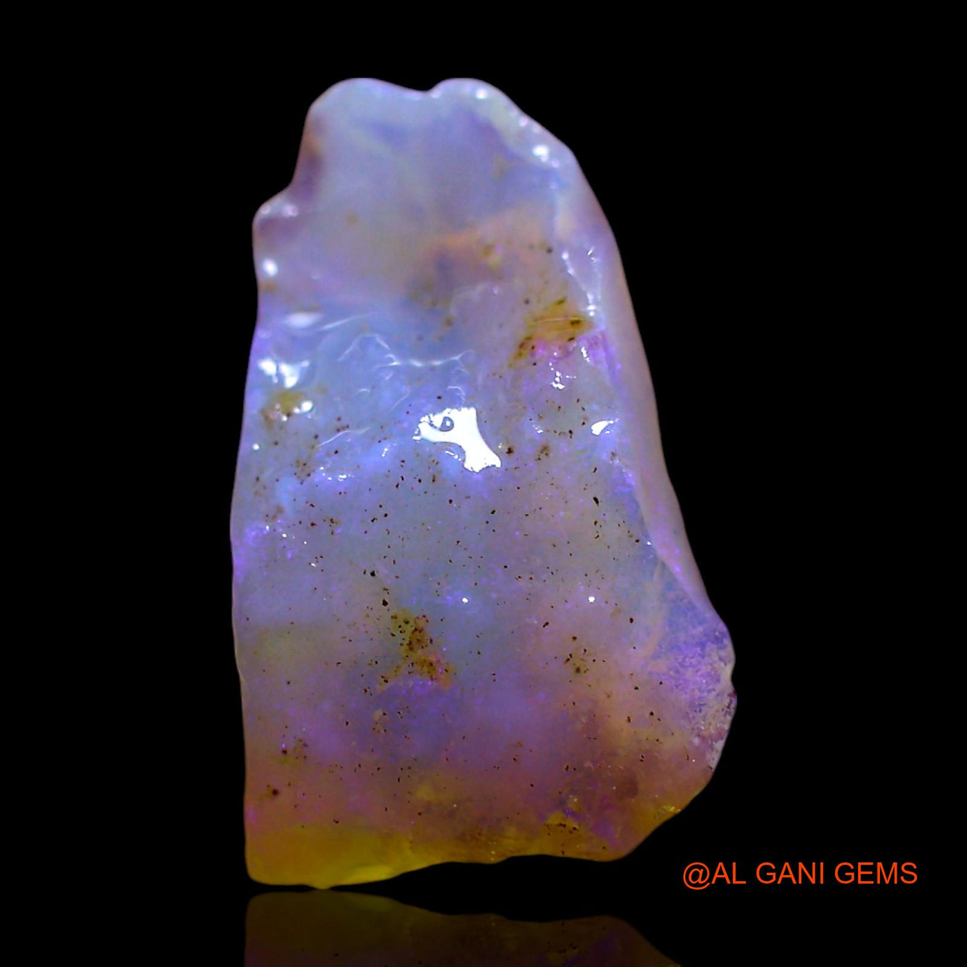3.00 Cts Natural Australian Fire Opal Loose Gemstone Fancy Rough 14x9x5 mm RF-662