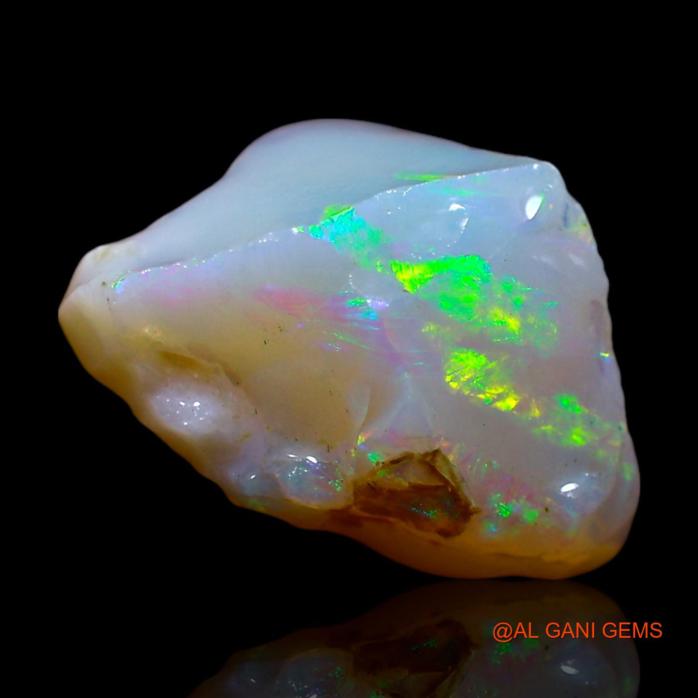 4.00 Cts Natural Australian Fire Opal Fancy Rough Loose Gemstone For Jewelry 13x10x7 mm RF-664