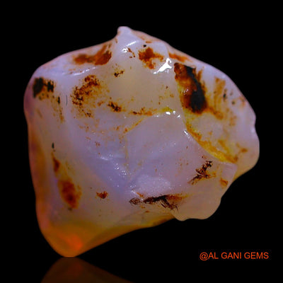 Natural Untreated Fire Opal Loose Gemstone Fancy Rough From Australia 5.00 Cts 12x10x7 mm RF-668