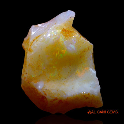 5.00 Cts Natural Australian Fire Opal Loose Gemstone Fancy Rough 16x12x6 mm RF-66