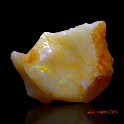 5.00 Cts Natural Australian Fire Opal Loose Gemstone Fancy Rough 16x12x6 mm RF-66