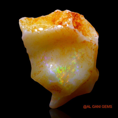 5.00 Cts Natural Australian Fire Opal Loose Gemstone Fancy Rough 16x12x6 mm RF-66