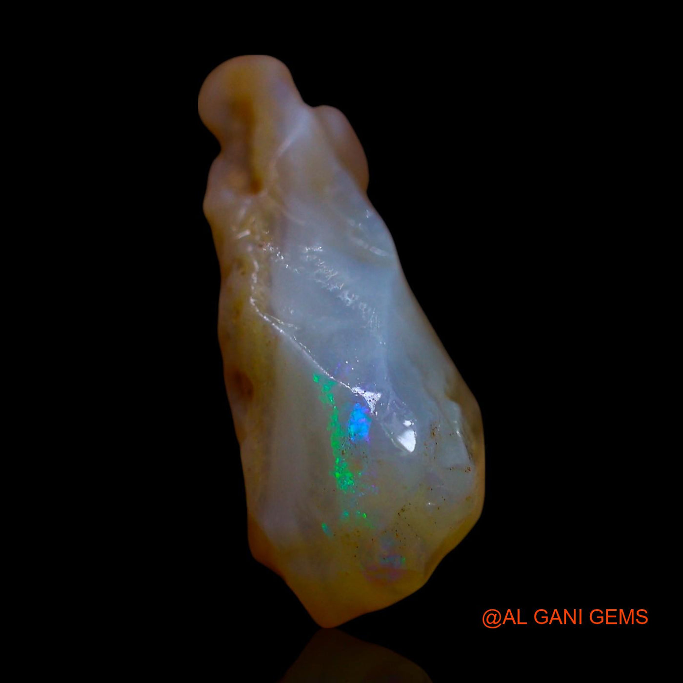 5.00 Cts Natural Australian Fire Opal Fancy Rough Loose Gemstone For Jewelry 16x8x6 mm RF-67