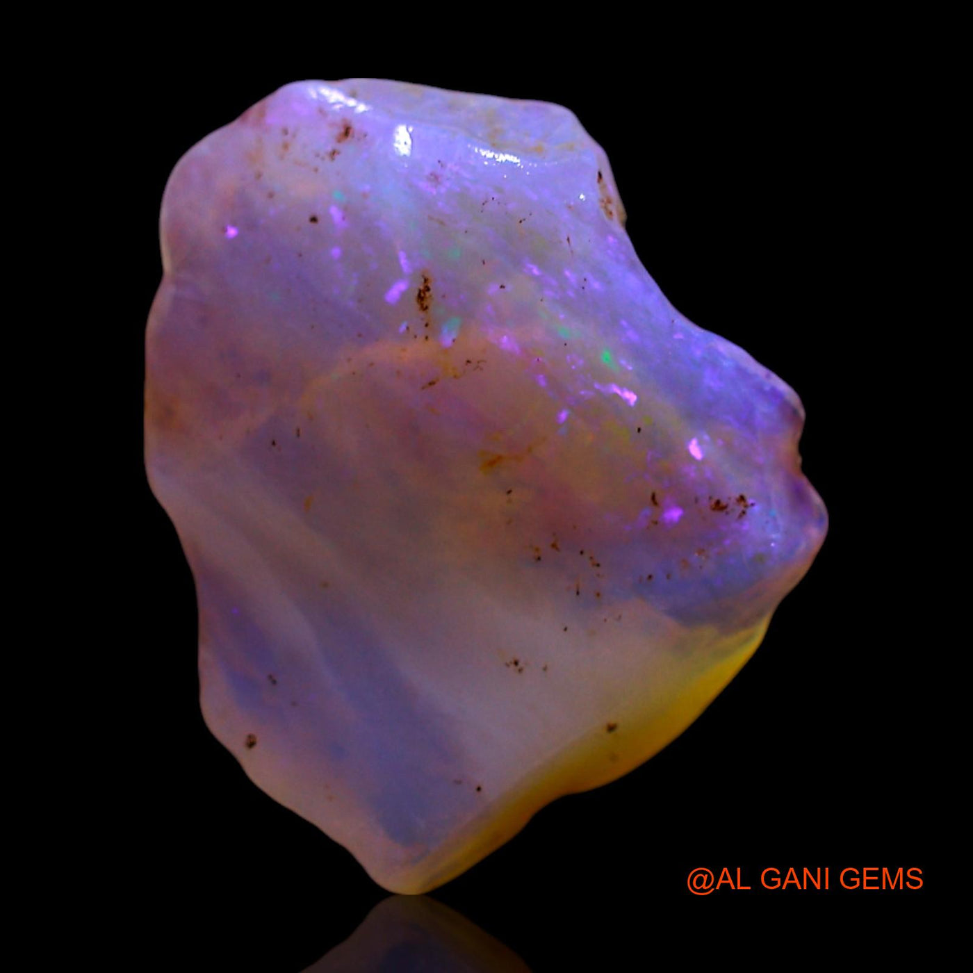 2.00 Cts Natural Australian Fire Opal Loose Gemstone Fancy Rough 14x11x3 mm RF-681