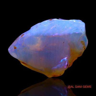 Natural Fire Opal Gemstone 3.00 Cts Loose Fancy Rough From Australia 13x9x5 mm RF-682