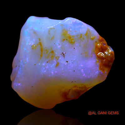 Natural Untreated Fire Opal Loose Gemstone Fancy Rough From Australia 4.00 Cts 13x11x6 mm RF-683