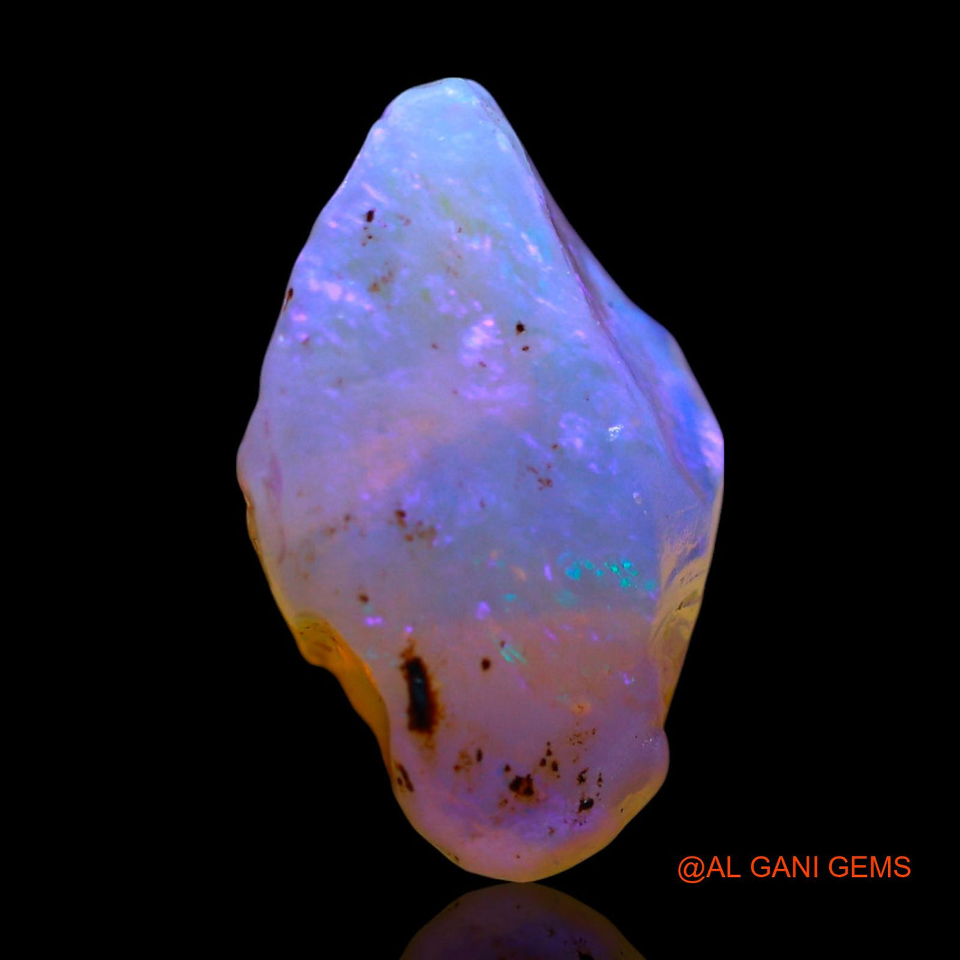4.00 Cts Natural Australian Fire Opal Loose Gemstone Fancy Rough 14x8x8 mm RF-684