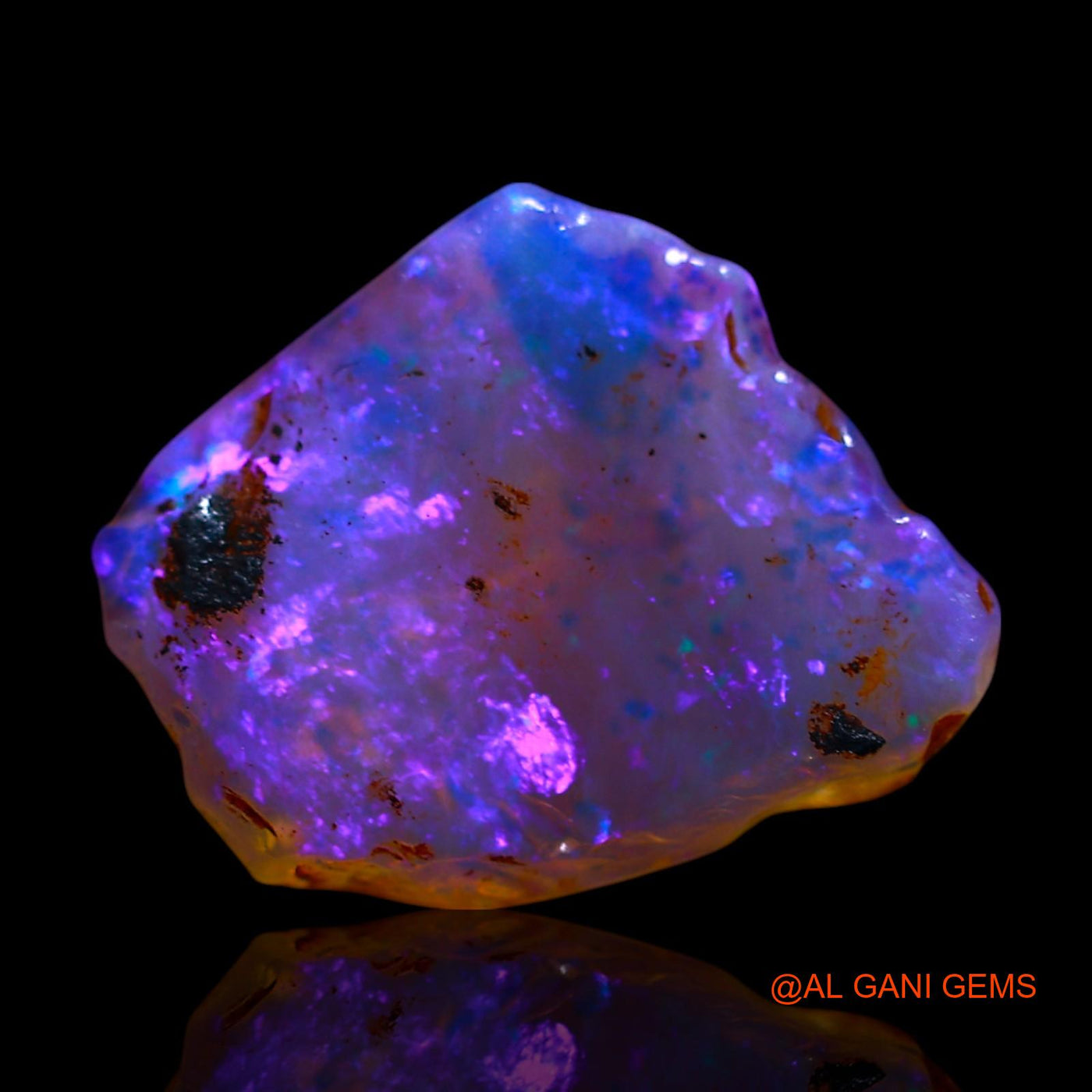 3.00 Cts Natural Australian Fire Opal Loose Gemstone Fancy Rough 13x10x4 mm RF-686