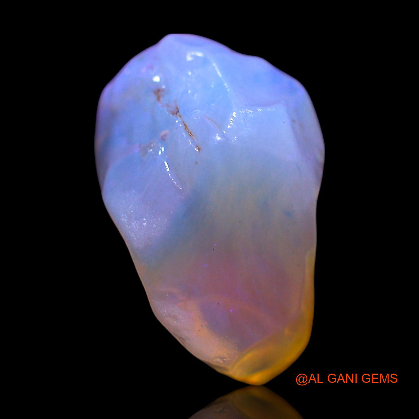 5.00 Cts Natural Australian Fire Opal Loose Gemstone Fancy Rough 13x10x8 mm RF-687