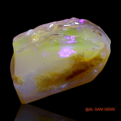 Natural Fire Opal Gemstone 3.00 Cts Loose Fancy Rough From Australia 13x8x5 mm RF-688