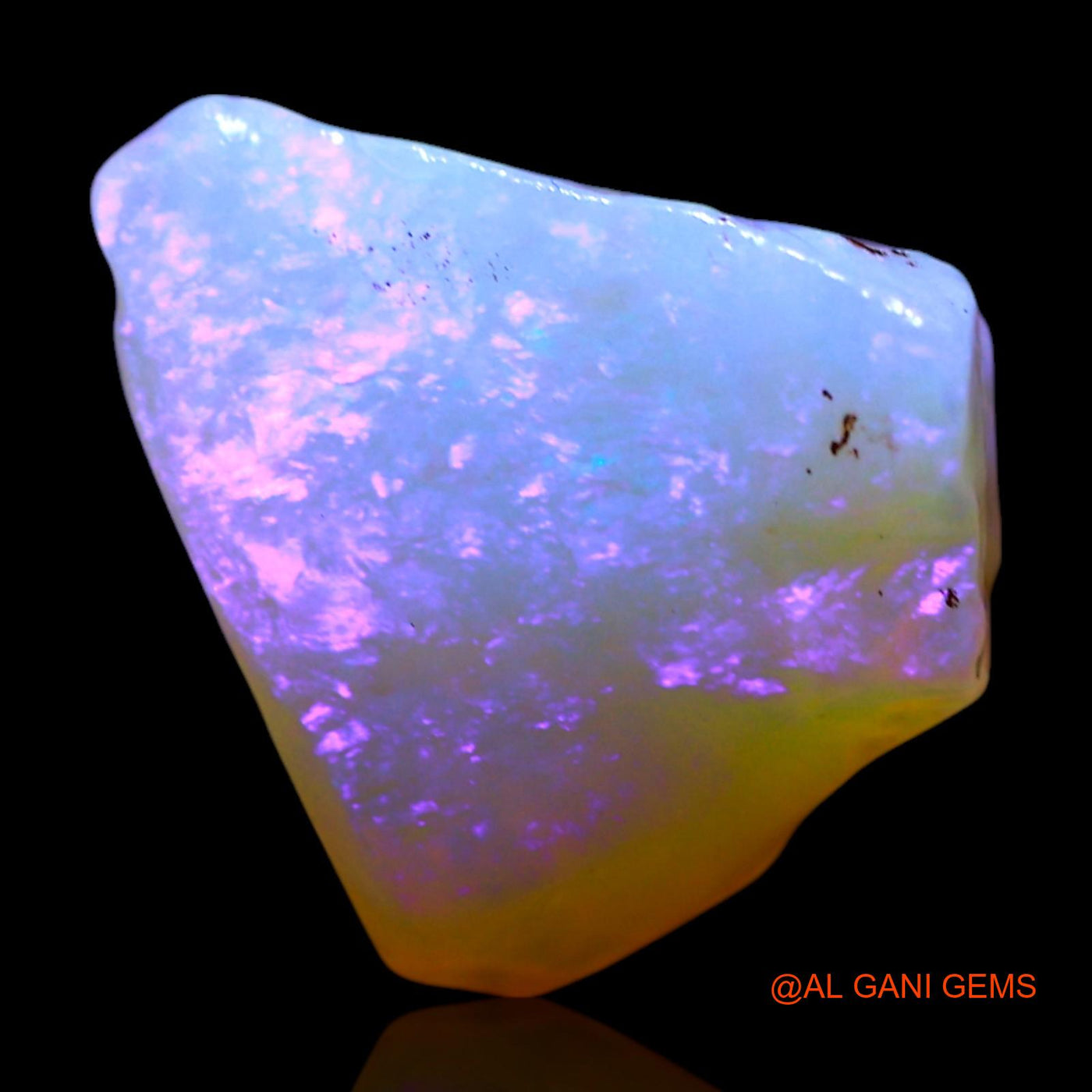 Natural Fire Opal Gemstone 5.00 Cts Loose Fancy Rough From Australia 13x11x6 mm RF-689