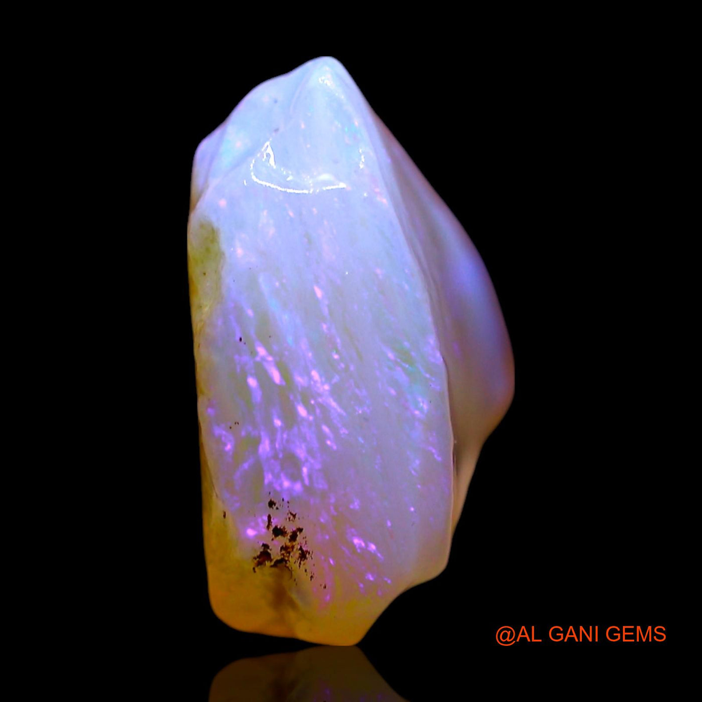 Natural Fire Opal Gemstone 5.00 Cts Loose Fancy Rough From Australia 13x11x6 mm RF-689
