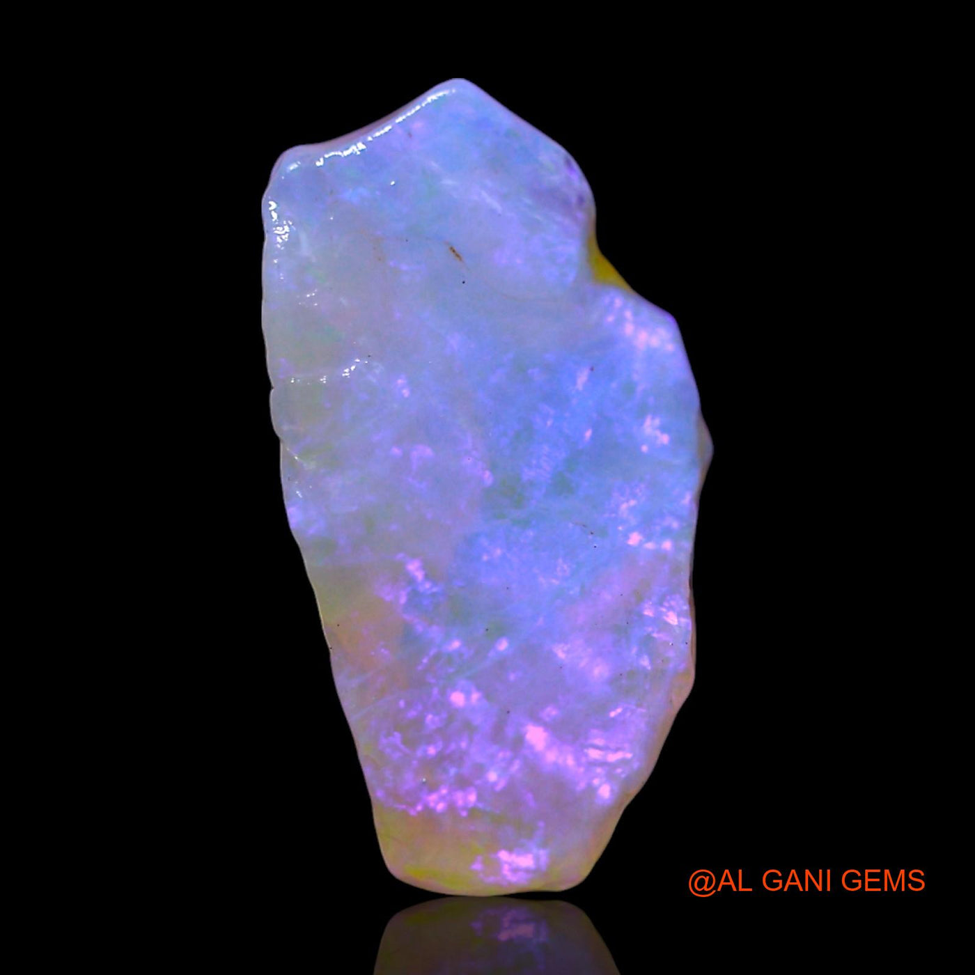 Natural Fire Opal Gemstone 3.00 Cts Loose Fancy Rough From Australia 14x9x6 mm RF-691
