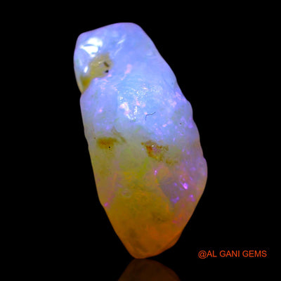 Natural Fire Opal Gemstone 3.00 Cts Loose Fancy Rough From Australia 14x9x6 mm RF-691