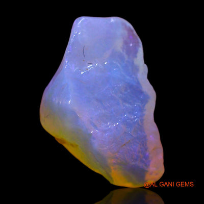 Natural Fire Opal Gemstone 3.00 Cts Loose Fancy Rough From Australia 14x9x6 mm RF-691