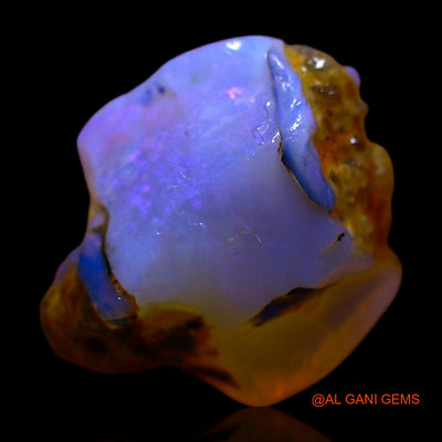 Natural Untreated Fire Opal Loose Gemstone Fancy Rough From Australia 4.00 Cts 13x11x5 mm RF-692