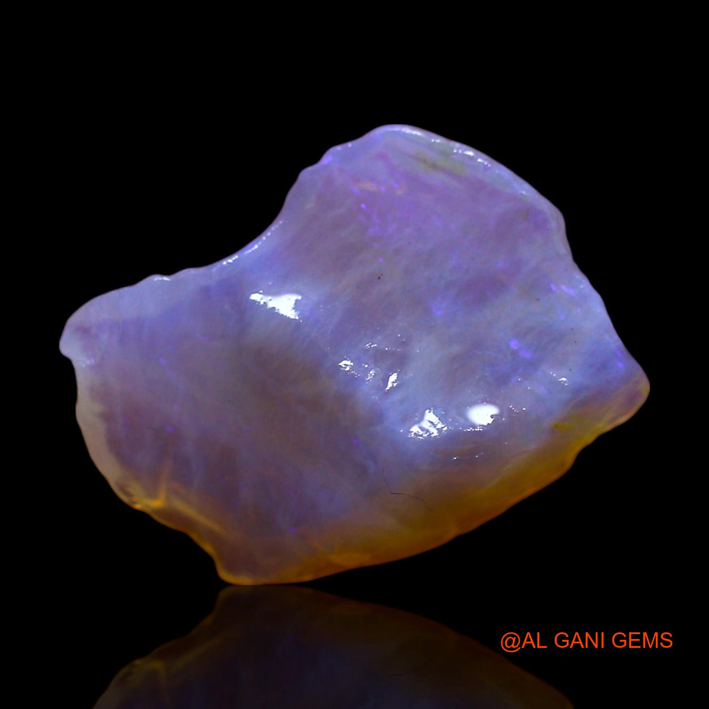 2.00 Cts Natural Australian Fire Opal Loose Gemstone Fancy Rough 13x9x3 mm RF-693