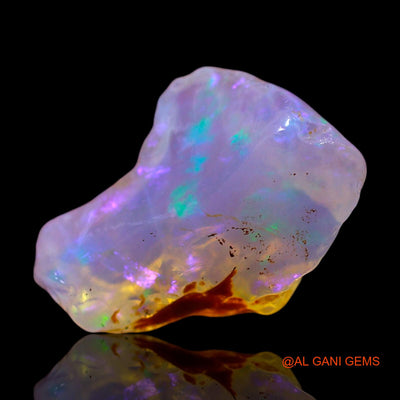 Natural Untreated Fire Opal Loose Gemstone Fancy Rough From Australia 3.00 Cts 13x10x5 mm RF-695