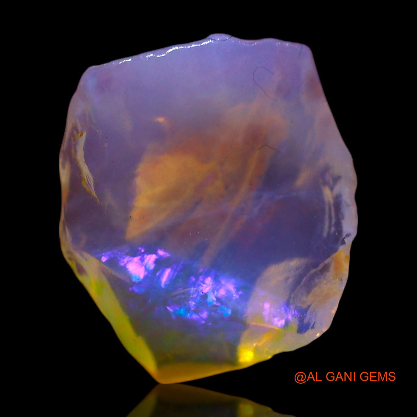 2.00 Cts Unheated Australian Fire Opal Loose Gemstone Fancy Rough Natural 12x10x4 mm RF-698