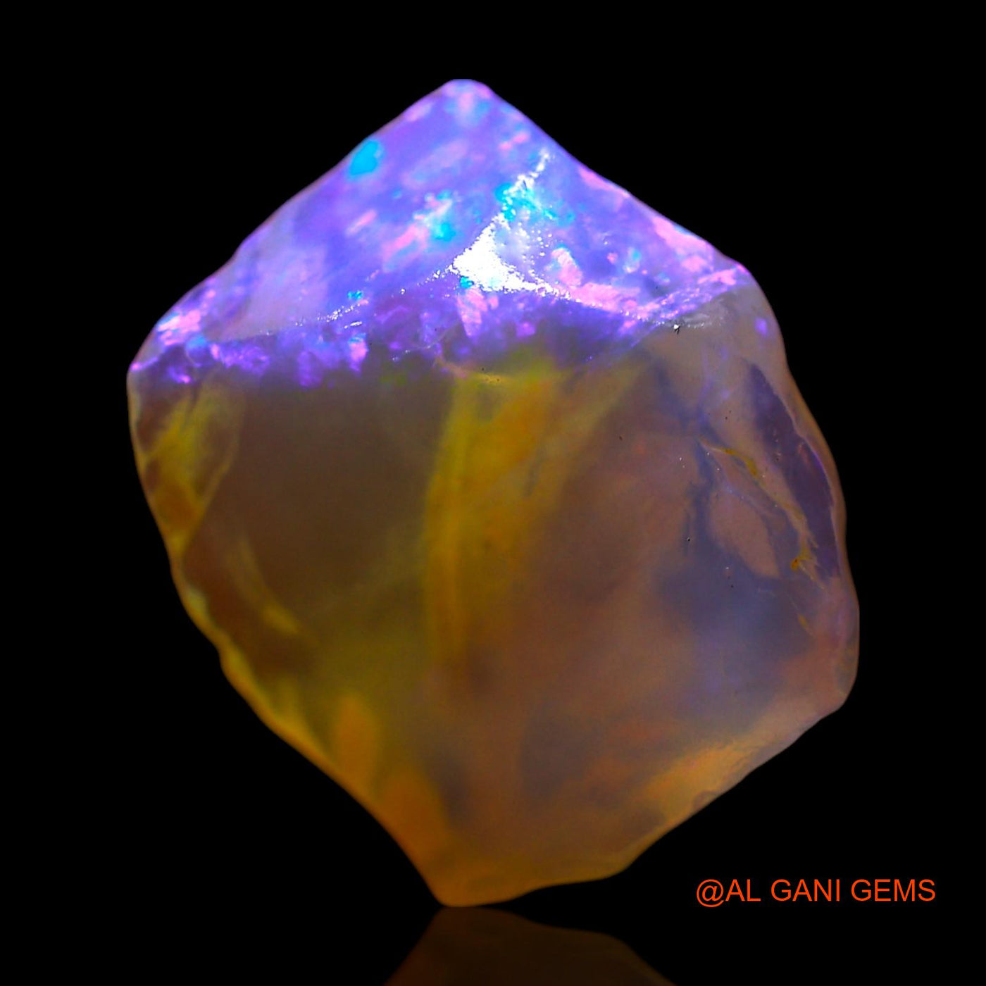 2.00 Cts Unheated Australian Fire Opal Loose Gemstone Fancy Rough Natural 12x10x4 mm RF-698