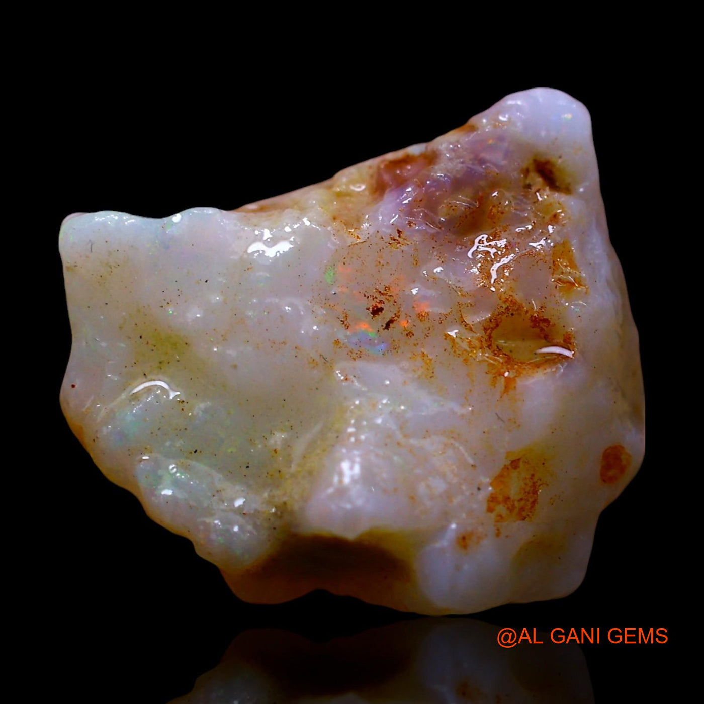 7.00 Cts Natural Australian Fire Opal Fancy Rough Loose Gemstone For Jewelry 14x12x8 mm RF-69