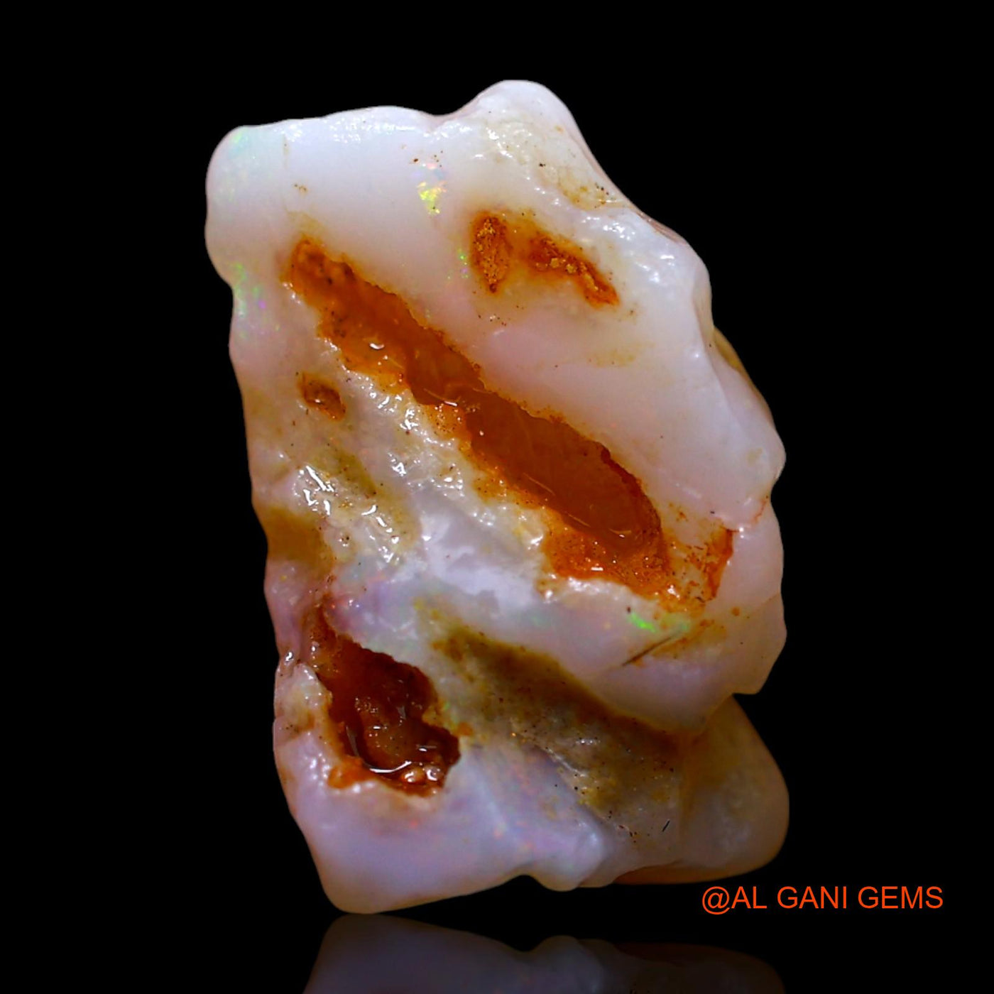 7.00 Cts Natural Australian Fire Opal Fancy Rough Loose Gemstone For Jewelry 14x12x8 mm RF-69