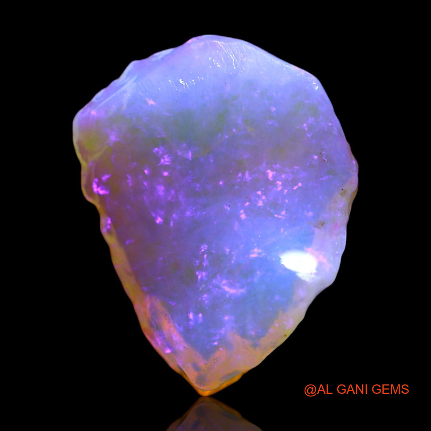2.00 Cts Unheated Australian Fire Opal Loose Gemstone Fancy Rough Natural 13x9x3 mm RF-707