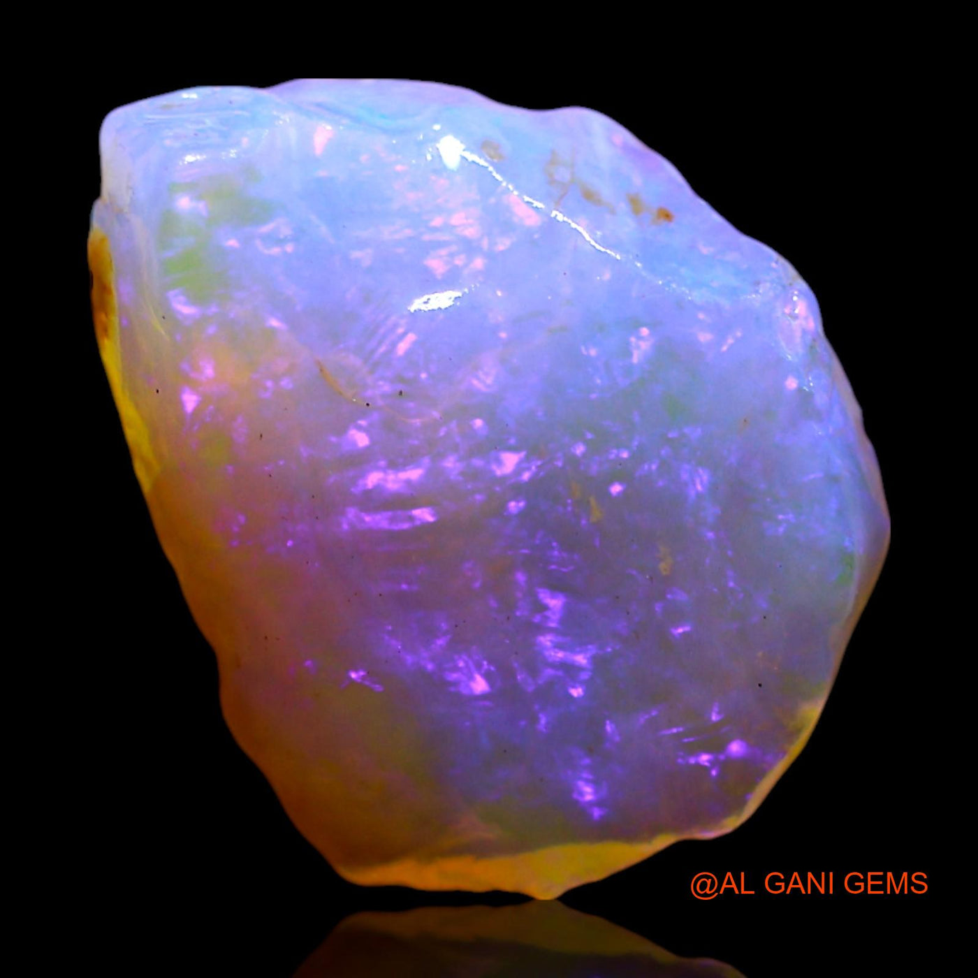 2.00 Cts Unheated Australian Fire Opal Loose Gemstone Fancy Rough Natural 13x9x3 mm RF-707