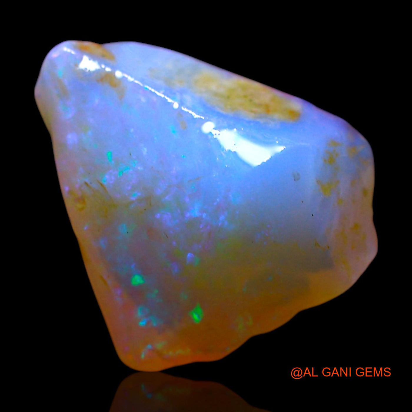 2.00 Cts Natural Australian Fire Opal Loose Gemstone Fancy Rough 12x10x5 mm RF-708
