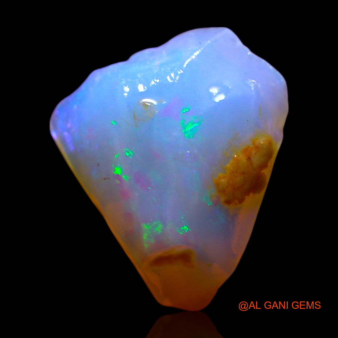 2.00 Cts Natural Australian Fire Opal Loose Gemstone Fancy Rough 12x10x5 mm RF-708