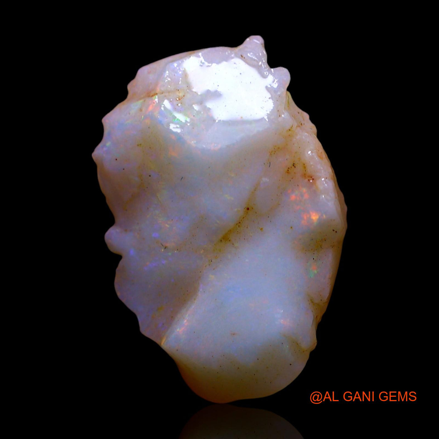 4.00 Cts Unheated Australian Fire Opal Loose Gemstone Fancy Rough Natural 16x11x4 mm RF-70