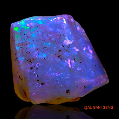 Natural Fire Opal Gemstone 2.00 Cts Loose Fancy Rough From Australia 10x10x4 mm RF-711