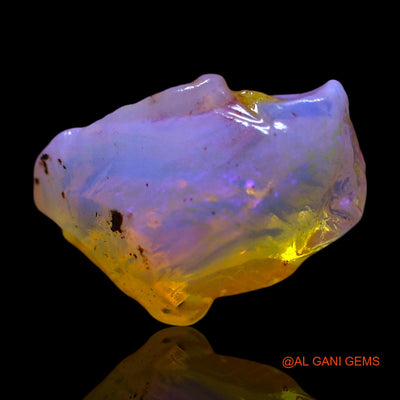 Natural Fire Opal Gemstone 3.00 Cts Loose Fancy Rough From Australia 13x8x7 mm RF-714