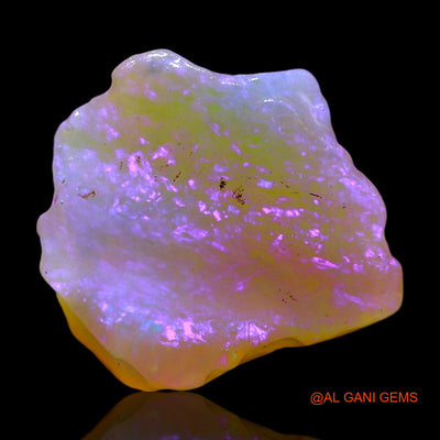 4.00 Cts Natural Australian Fire Opal Loose Gemstone Fancy Rough 11x11x7 mm RF-715
