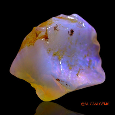 Natural Fire Opal Gemstone 2.00 Cts Loose Fancy Rough From Australia 12x9x5 mm RF-717