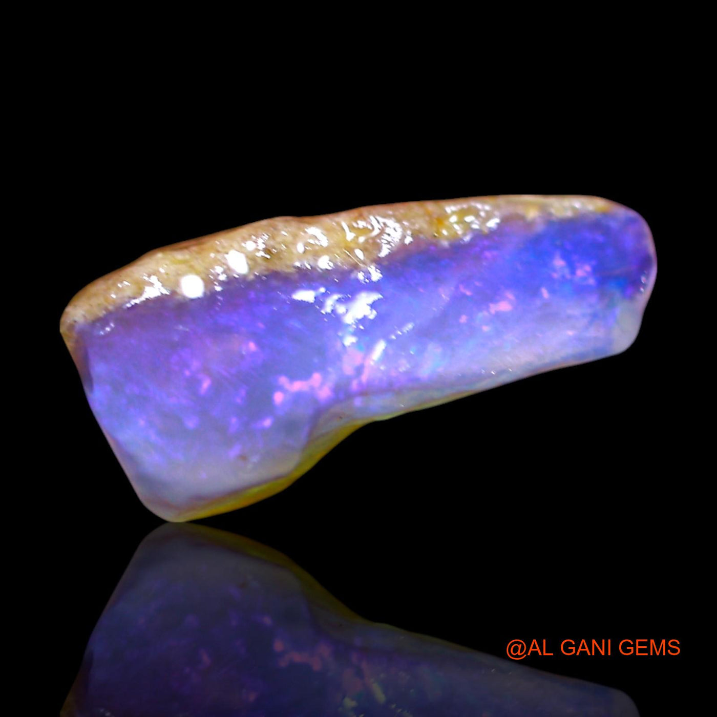 4.00 Cts Natural Australian Fire Opal Loose Gemstone Fancy Rough 12x10x7 mm RF-718