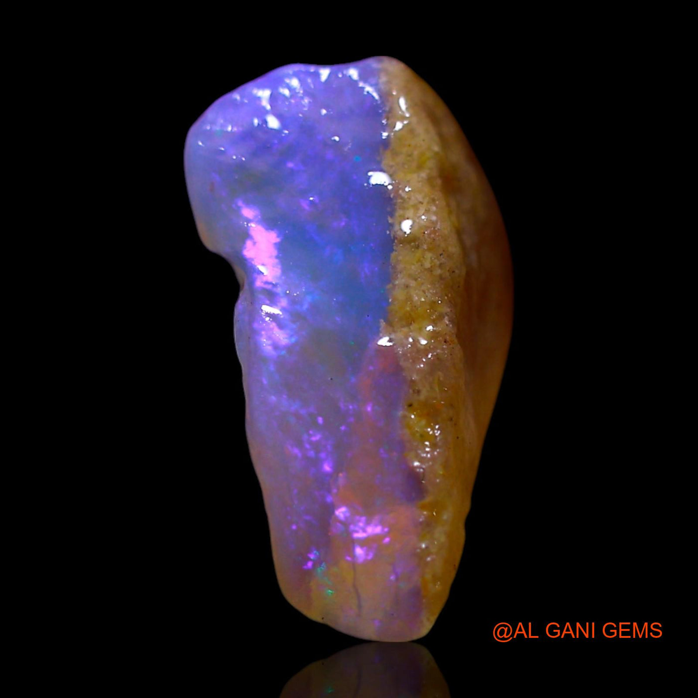 4.00 Cts Natural Australian Fire Opal Loose Gemstone Fancy Rough 12x10x7 mm RF-718