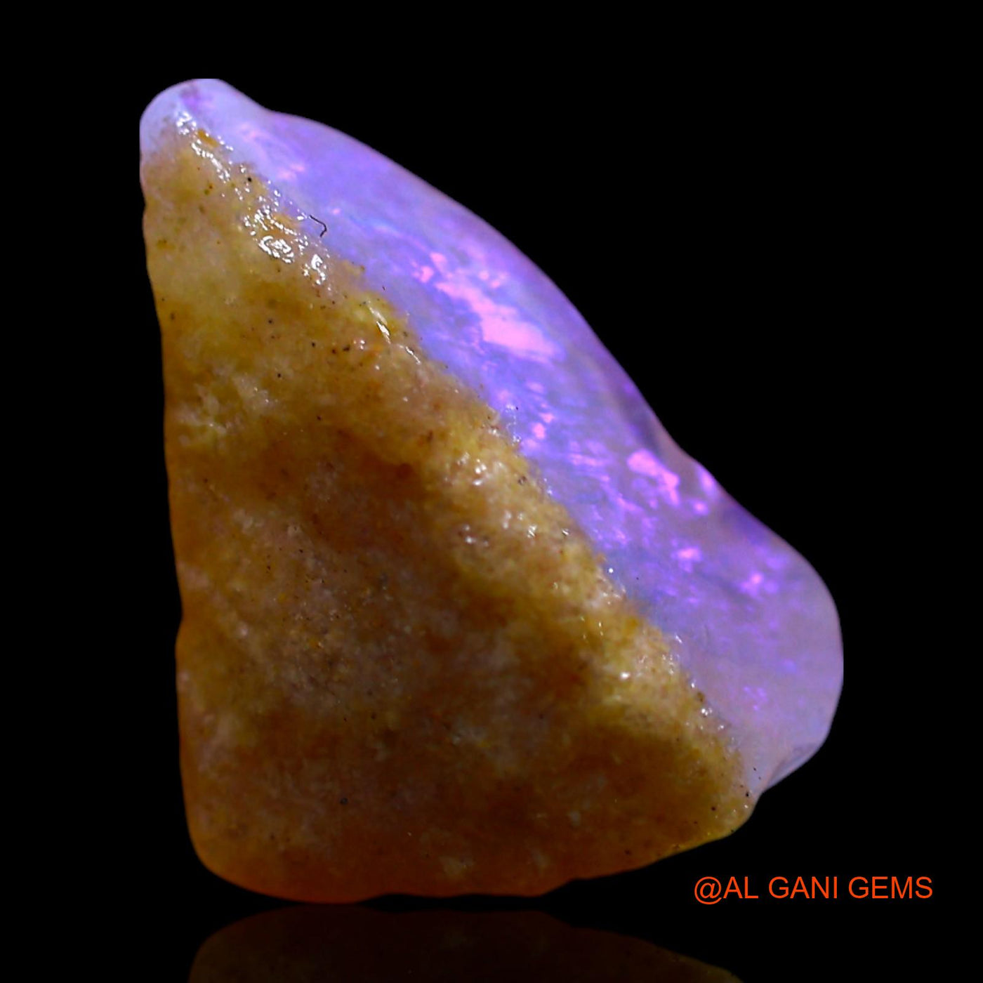 4.00 Cts Natural Australian Fire Opal Loose Gemstone Fancy Rough 12x10x7 mm RF-718