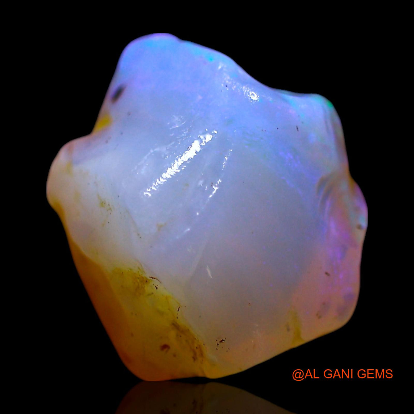 5.00 Cts Natural Australian Fire Opal Loose Gemstone Fancy Rough 12x9x8 mm RF-721