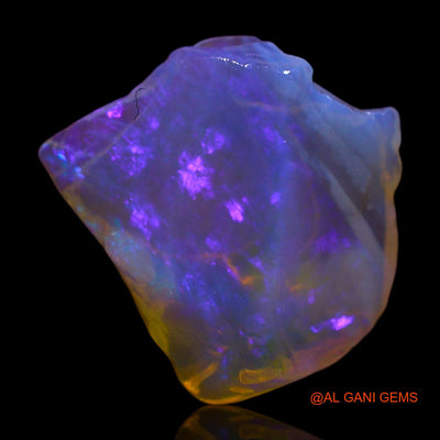 Natural Fire Opal Gemstone 2.00 Cts Loose Fancy Rough From Australia 10x10x4 mm RF-725