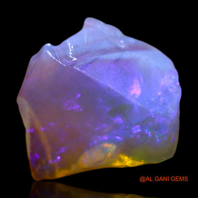 Natural Fire Opal Gemstone 2.00 Cts Loose Fancy Rough From Australia 10x10x4 mm RF-725