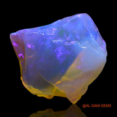 Natural Fire Opal Gemstone 2.00 Cts Loose Fancy Rough From Australia 10x10x4 mm RF-725