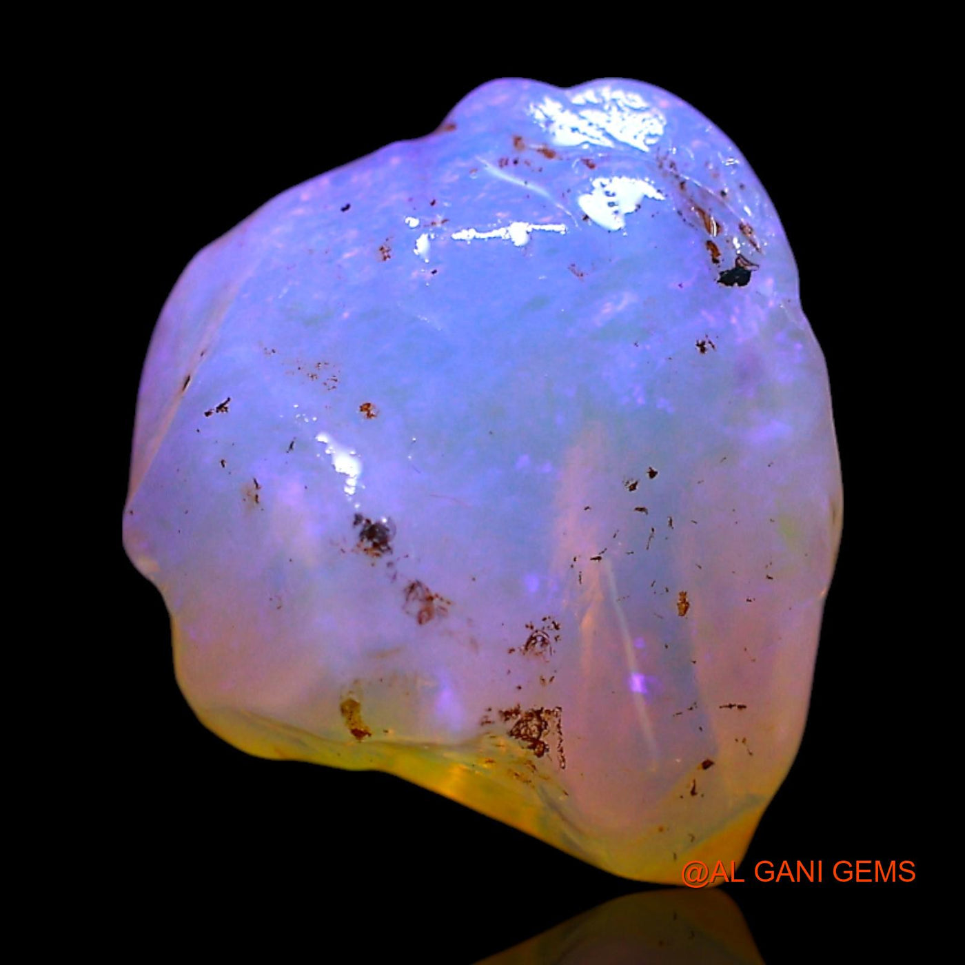 4.00 Cts Unheated Australian Fire Opal Loose Gemstone Fancy Rough Natural 12x10x7 mm RF-726