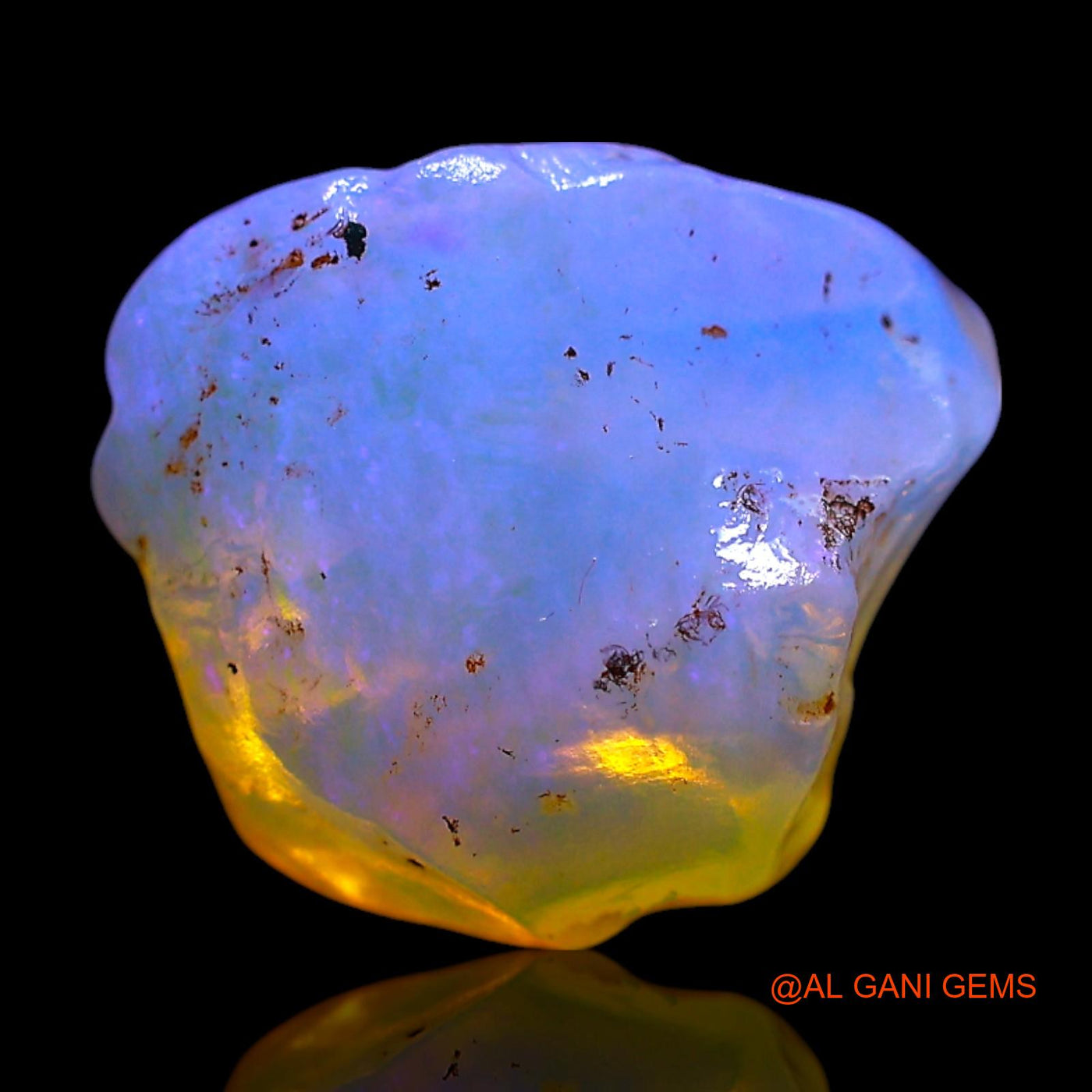 4.00 Cts Unheated Australian Fire Opal Loose Gemstone Fancy Rough Natural 12x10x7 mm RF-726