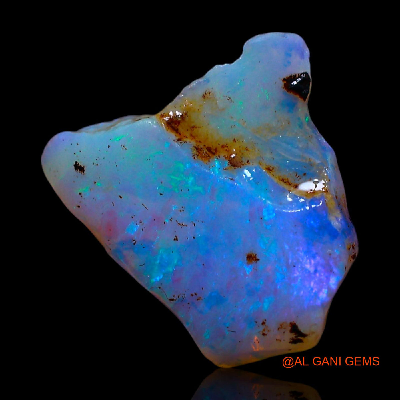 2.00 Cts Natural Australian Fire Opal Loose Gemstone Fancy Rough 10x10x4 mm RF-733